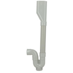 Siphon double m.a.l. sortie horizontale Ø40