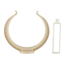2 colliers lyre sa+att.Ø100 s/sachet