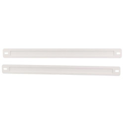 Cache mortaise 235x15 maximum blanc