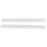 Cache mortaise 235x15 maximum blanc