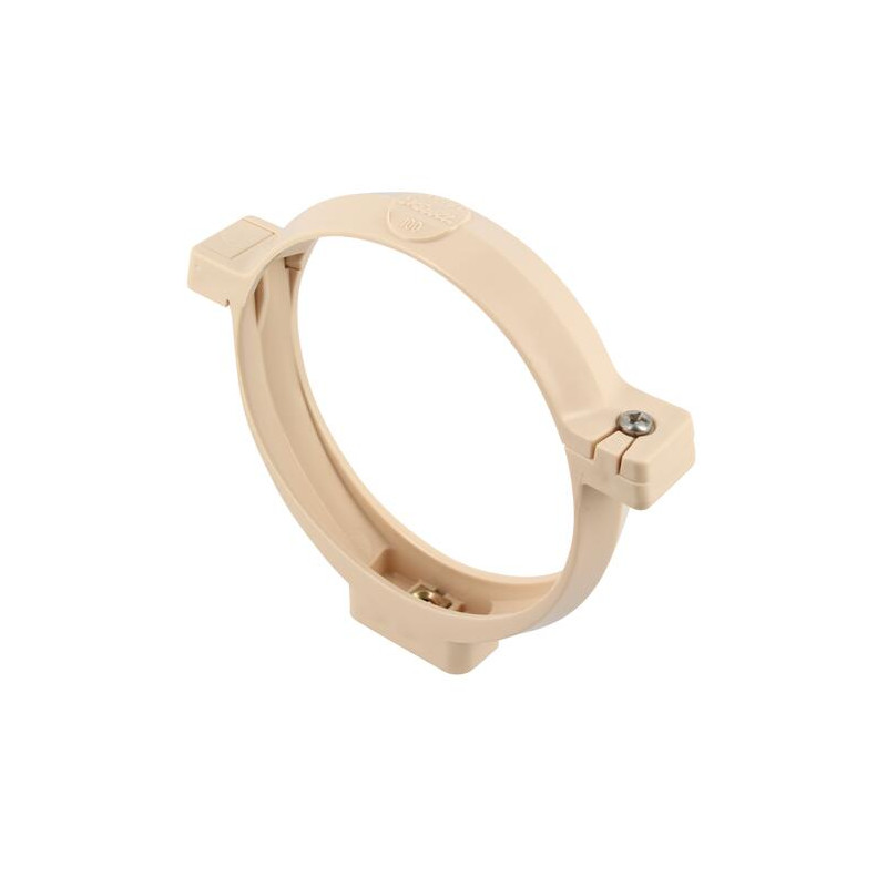 Collier bride en polypropylène, Ø 100, pour tube de descente Ø 100, sable