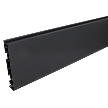Bandeau alveolaire hauteur 17cm en 4m anthracite