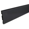 Bandeau alveolaire hauteur 17cm en 4m anthracite