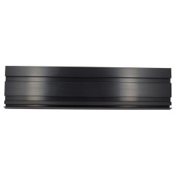 Bandeau alveolaire hauteur 17cm en 4m anthracite