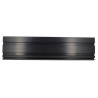 Bandeau alveolaire hauteur 17cm en 4m anthracite