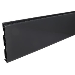 Bandeau alveolaire hauteur 21cm en 4m anthracite