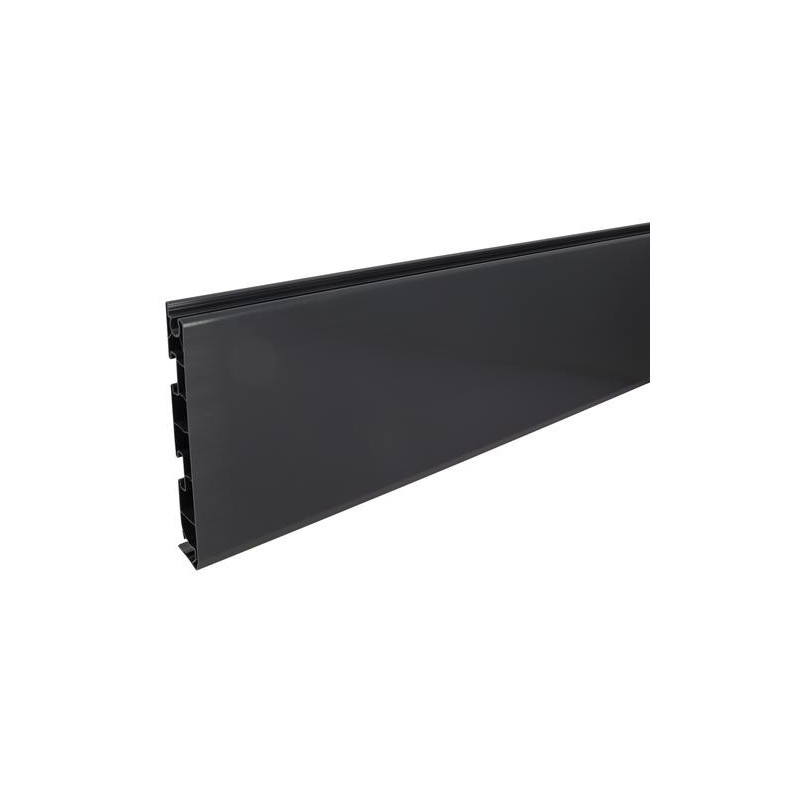 Bandeau alveolaire hauteur 21cm en 4m anthracite