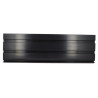 Bandeau alveolaire hauteur 21cm en 4m anthracite