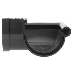 Angle extérieur à joint TECHTAN®, 90°, gouttière demi-ronde LG16, anthracite