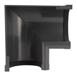 Angle intérieur à joint à 90° en TECHTAN®, pour gouttière LG16, anthracite