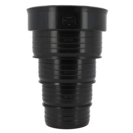 Adaptateur multi-diamètre chapeaux ventilation gris anthracite