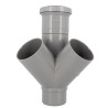 Culotte équerre dilatation mâle-femelle 45° Ø100