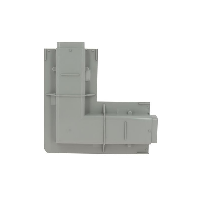 Angle de caniveau bas l=100mm avec grille inox laser
