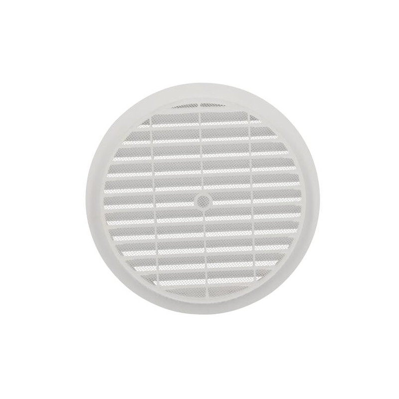 Grille men.reglem.ronde 100 avec moustiquaire