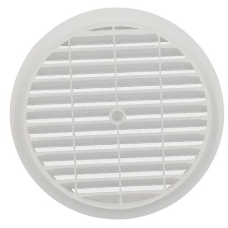 Grille men.reglem.ronde 100 avec moustiquaire