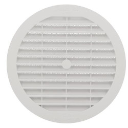 Grille men.reglem.ronde 100 avec moustiquaire