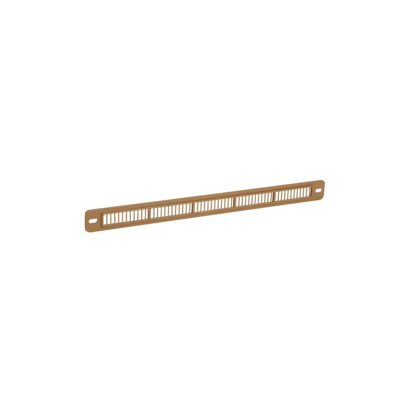 Grille plate mortaise 250x12 max.bois clair