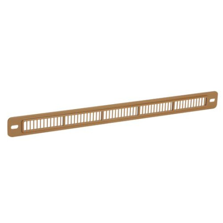 Grille plate mortaise 250x12 max.bois clair