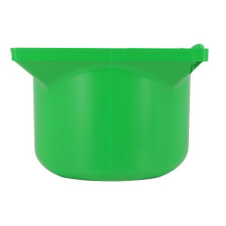 Bouche d'arrosage carrée verte avec vanne 1/4 tour mâle-femelle 3/4°'