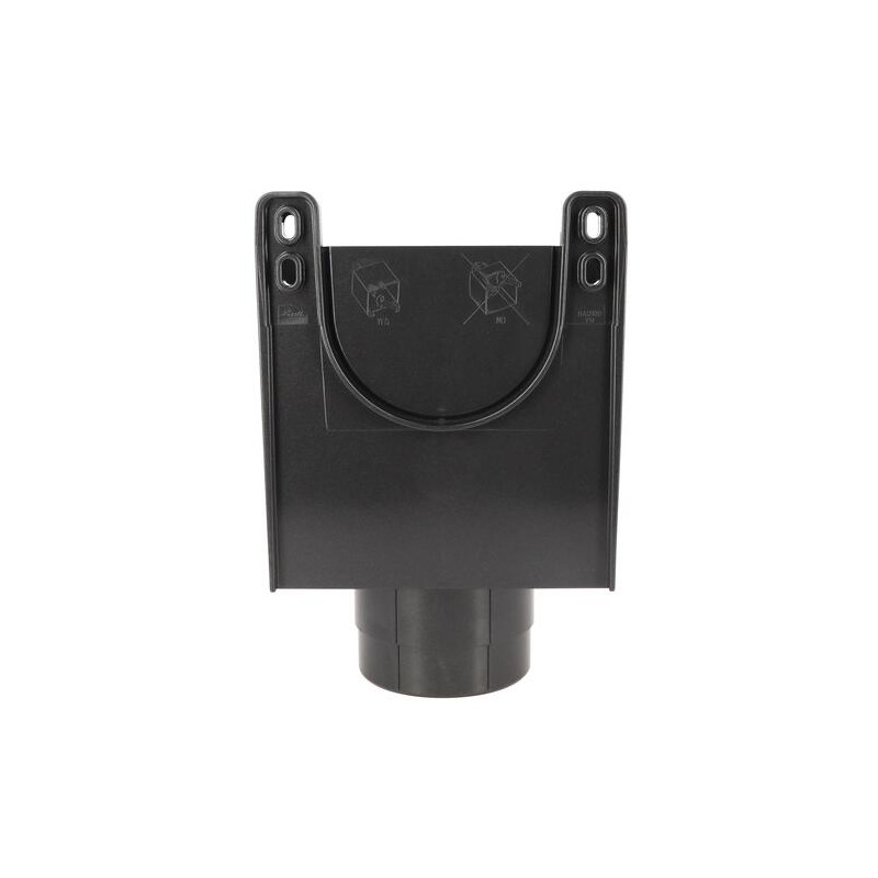 Boîte à eau TECHTAN® pour descente de gouttière, et, graphite
