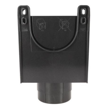 Boîte à eau TECHTAN® pour descente de gouttière Ø 100, LG29 et LG33, graphite