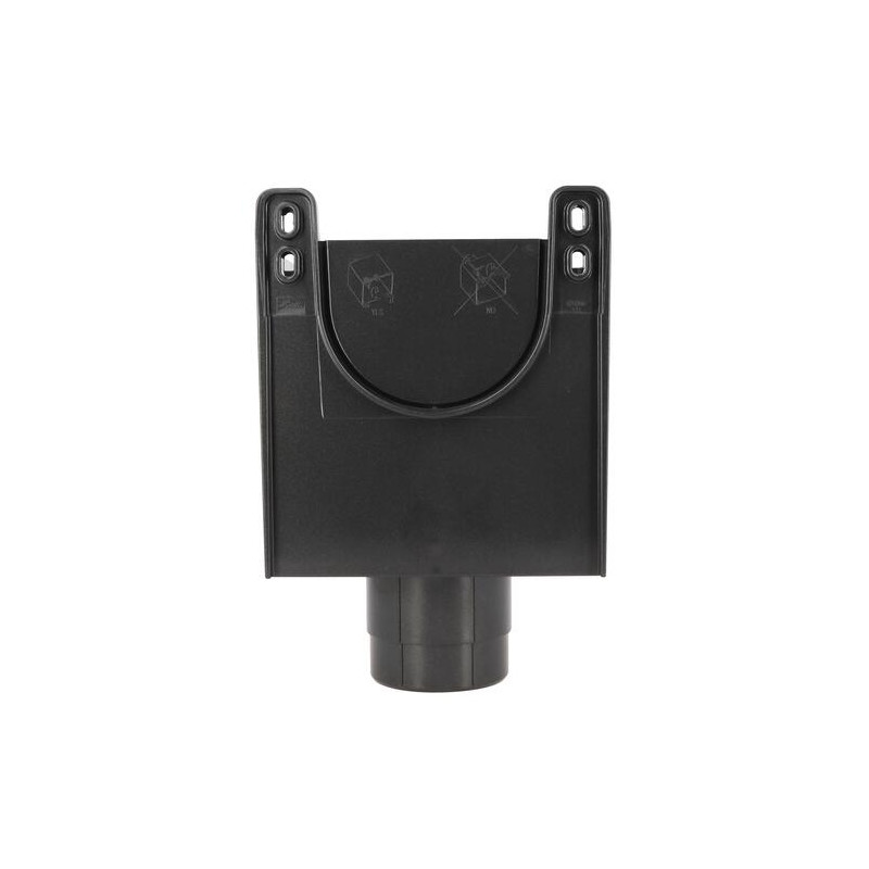 Boîte à eau en TECHTAN® pour descente de gouttière Ø 80, LG25 et LG29, graphite