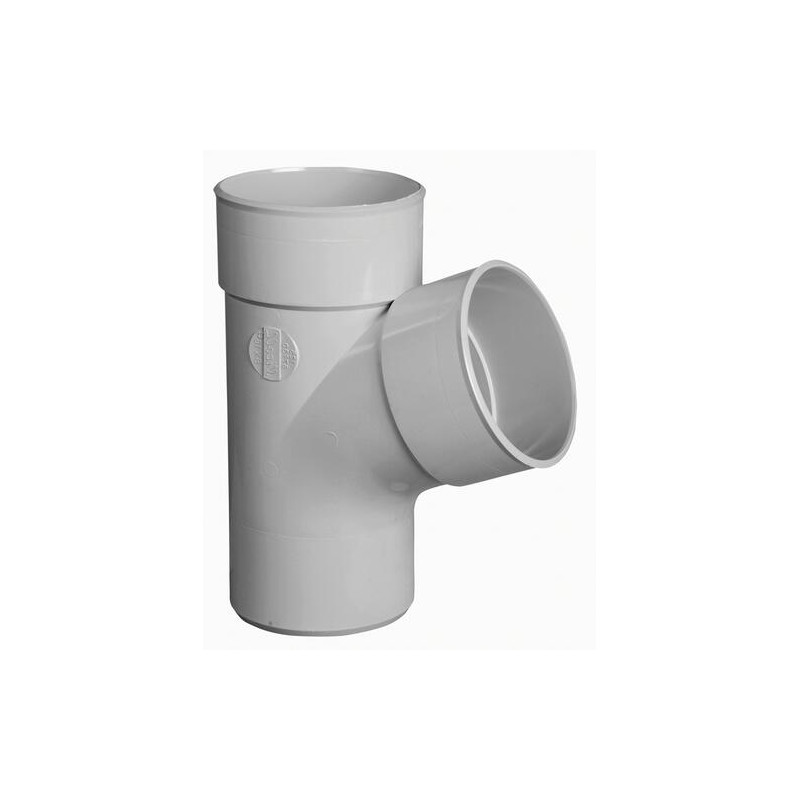 Culotte simple mâle-femelle 67°30 Ø125 gris