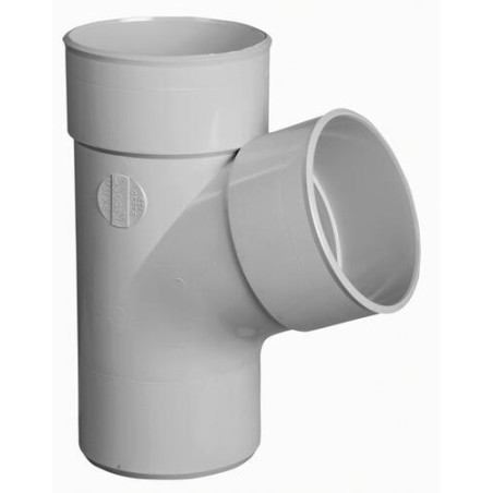 Culotte simple mâle-femelle 67°30 Ø125 gris