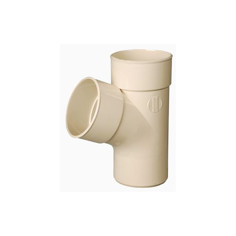 Culotte simple mâle-femelle 67°30 Ø125 sable