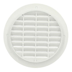 Grille men.ronde tuyau fibre 100