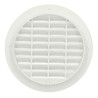 Grille men.ronde tuyau fibre 100