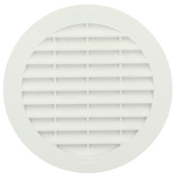 Grille men.ronde tuyau fibre 100