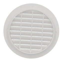 Grille men.ronde tuyau fibre 100 mous