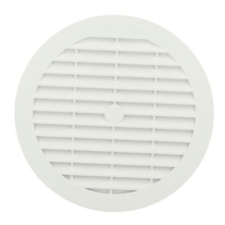 Grille men.ronde tuyau fibre 125