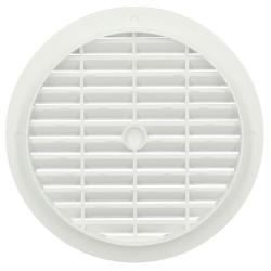 Grille men.ronde tuyau fibre 125