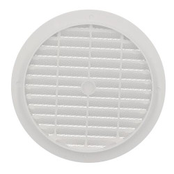 Grille men.ronde tuyau fibre 125 mous