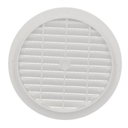 Grille men.ronde tuyau fibre 125 mous