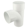Culotte simple mâle-femelle 87°30 Ø100 blanc