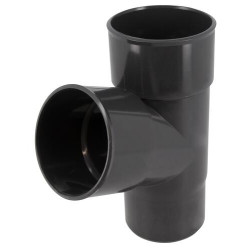 Culotte en TECHTAN®, Mâle-femelle à 67°30, pour tube de descente Ø 80, anthracite