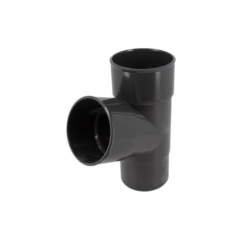Culotte en TECHTAN®, Mâle-femelle à 67°30, pour tube de descente Ø 80, anthracite