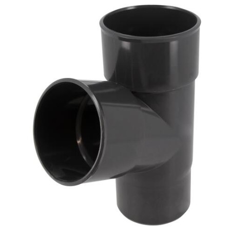 Culotte en TECHTAN®, Mâle-femelle à 67°30, pour tube de descente Ø 80, anthracite