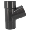Culotte en TECHTAN®, Mâle-femelle à 67°30, pour tube de descente Ø 80, anthracite