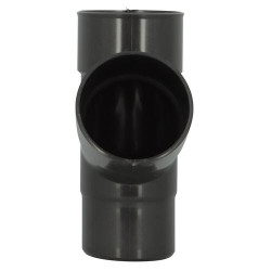 Culotte en TECHTAN®, Mâle-femelle à 67°30, pour tube de descente Ø 80, graphite