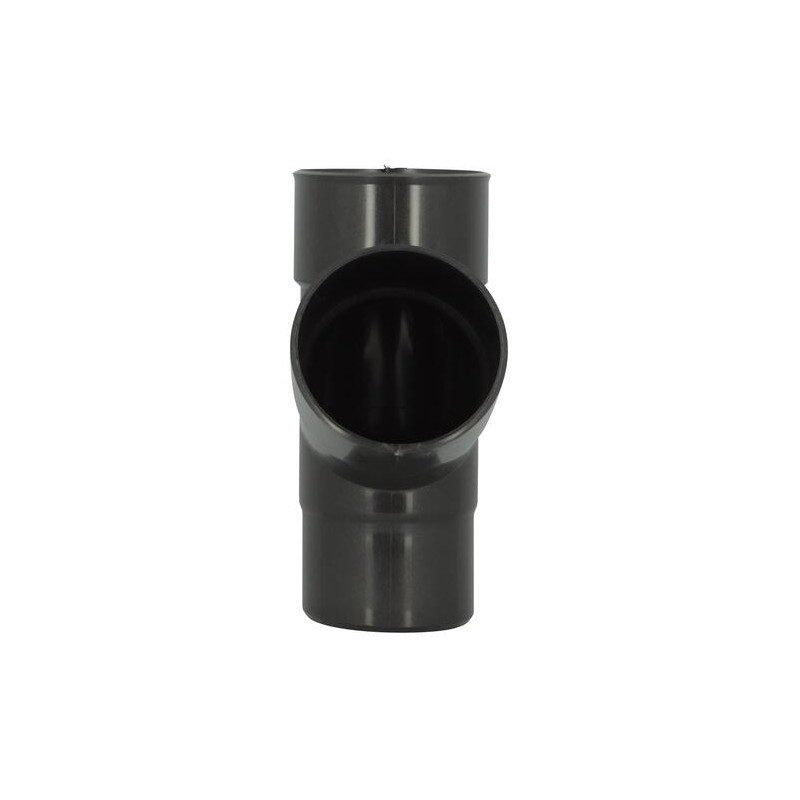 Culotte en TECHTAN®, Mâle-femelle à 67°30, pour tube de descente Ø 80, graphite