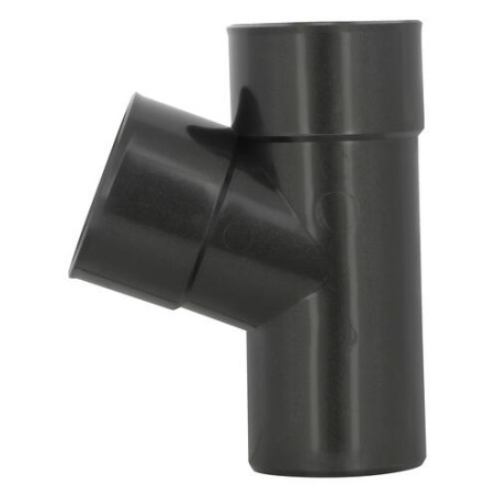 Culotte classique TECHTAN®, 67°30, Mâle-femelle, descente de gouttière Ø 80, graphite