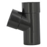 Culotte classique TECHTAN®, 67°30, Mâle-femelle, descente de gouttière Ø 80, graphite