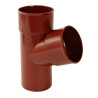 Culotte simple mâle-femelle 67°30 pour td80 brique