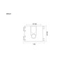 Bride masse lourde acoustique Ø 100 mm