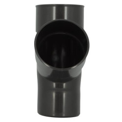 Culotte esthétique TECHTAN®, 67°30, Mâle-femelle, descente de gouttière Ø 100, graphite