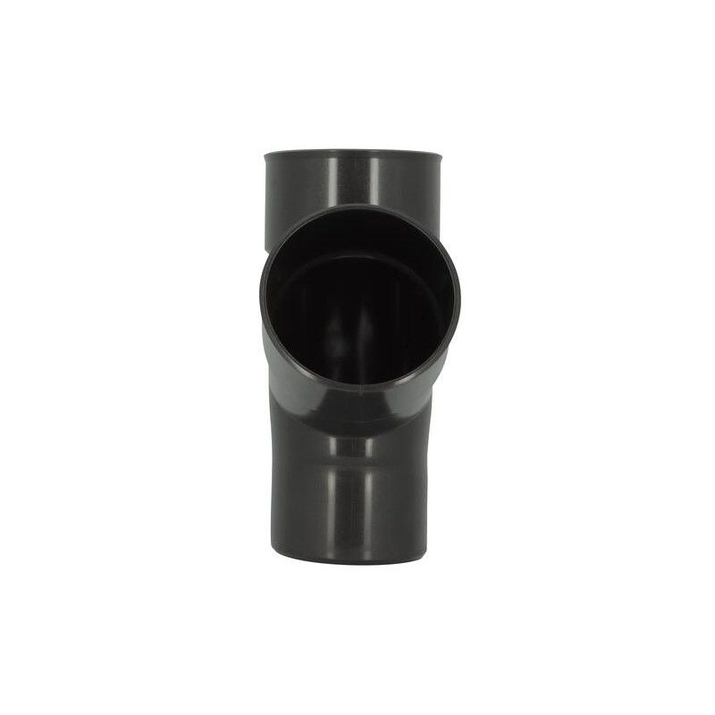 Culotte esthétique TECHTAN®, 67°30, Mâle-femelle, descente de gouttière Ø 100, graphite